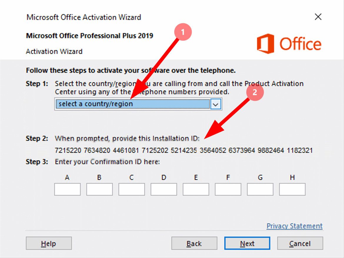 حقل Installation ID